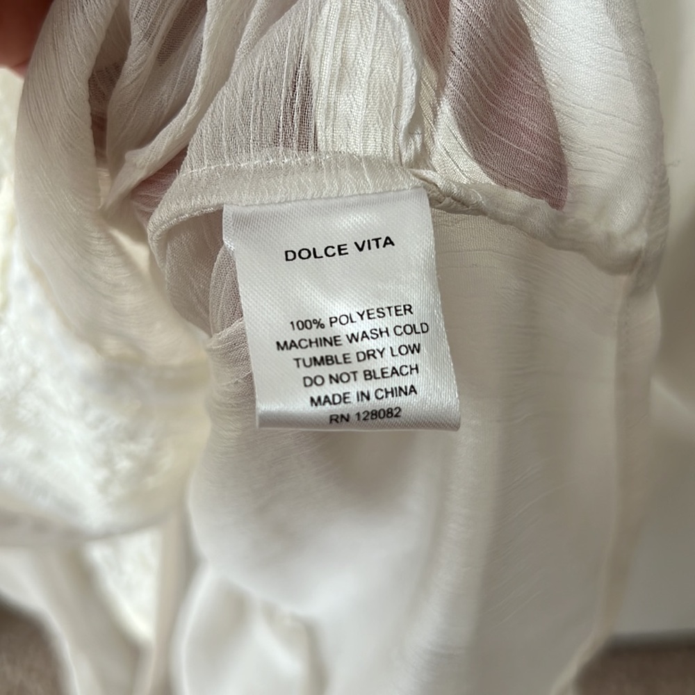 Dolce Vita DV Lace Dolman Blouse sz XS - Picture 11 of 11